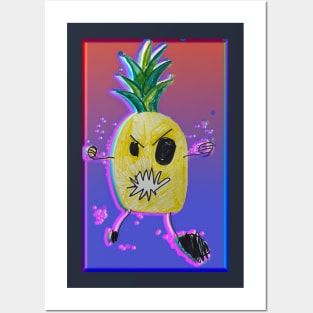 Come at me Bro Pineapple Posters and Art